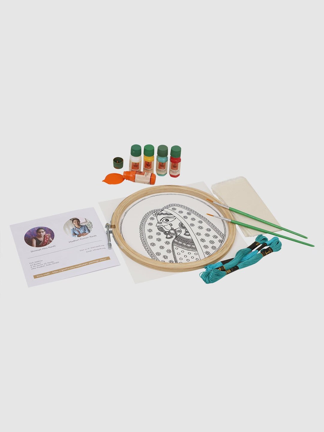 Toys and GamesHandmade DIY Fabric Painting kit MadhubaniPotli