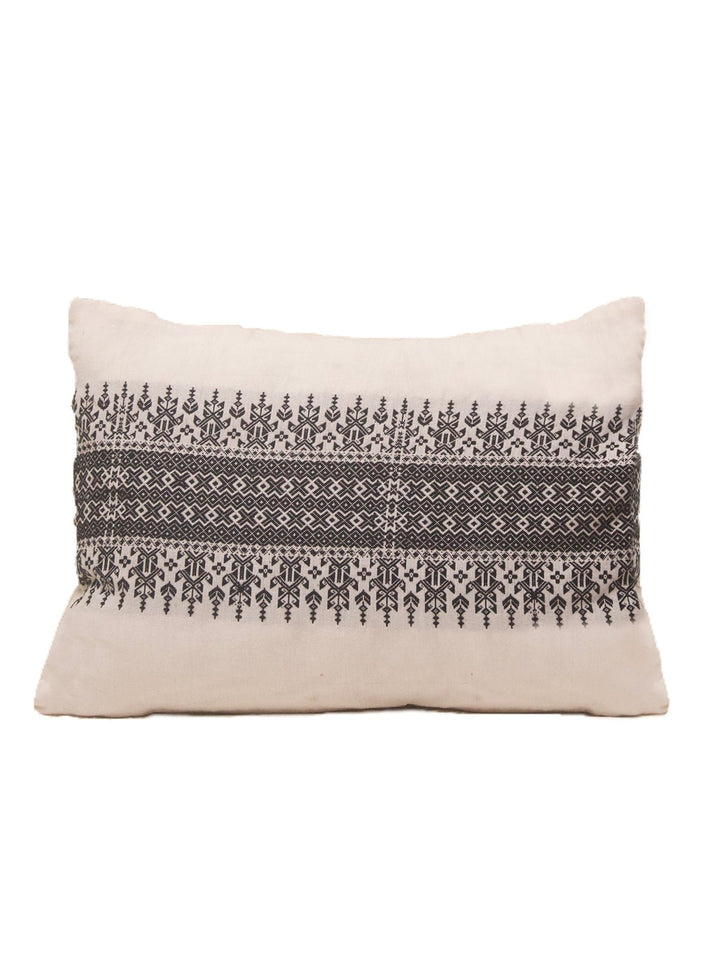 Bed and LivingKachari Handwoven Cotton Cushion Cover with Tribal MotifDeco Talk