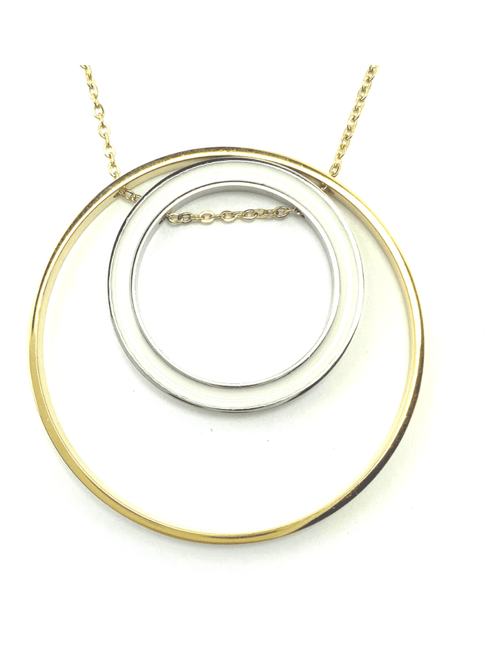 JewelryLisa Two-tone Circle NecklaceMade for Freedom