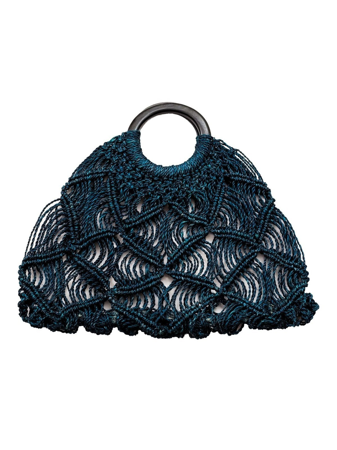 BagsMacramé Handbag, BlueLIKHÂ