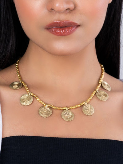 JewelryMiharu Doka Collar Necklace - GoldenMiharu