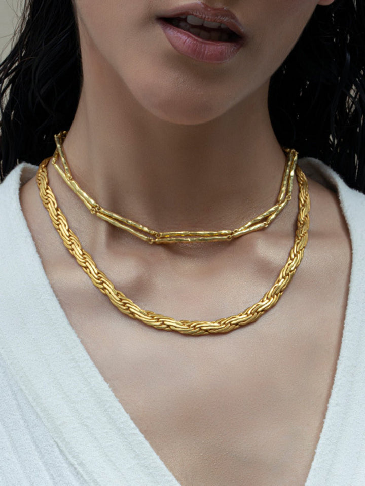 JewelryMOKUZAI Tresser Chain Gold ToneEquiivalence