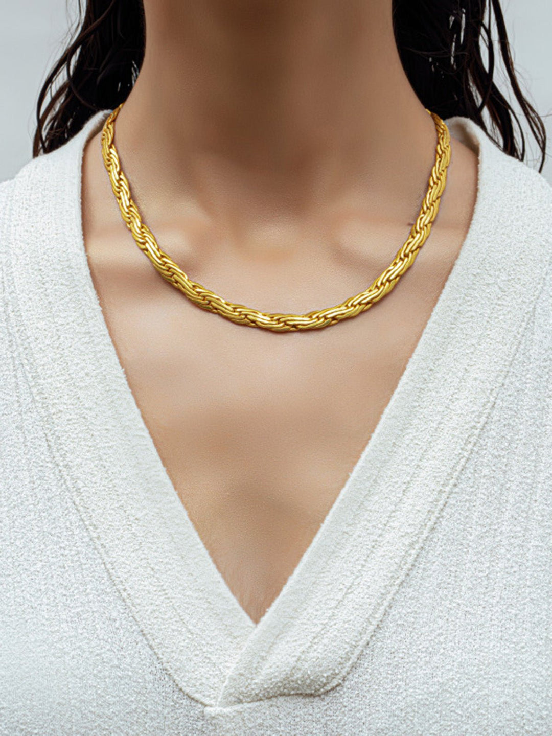 JewelryMOKUZAI Tresser Chain Gold ToneEquiivalence