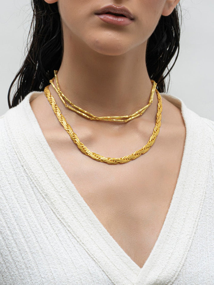 JewelryMOKUZAI Tresser Chain Gold ToneEquiivalence