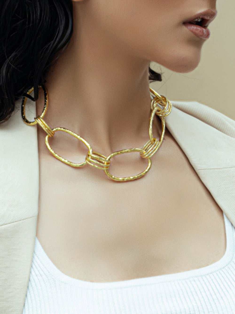 JewelryMOKUZAI Trunk Choker Gold ToneEquiivalence