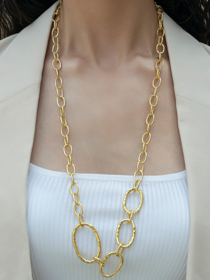 JewelryMOKUZAI Trunk Long Necklace Gold ToneEquiivalence