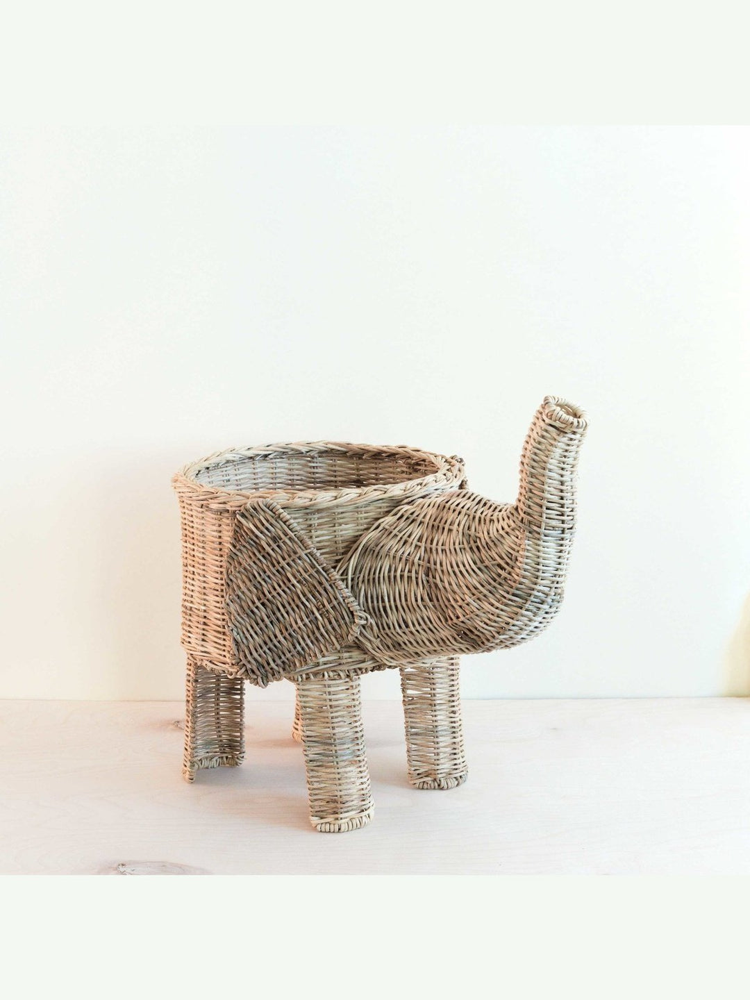 Home DecorNatural Rattan Elephant Basket - Wicker BasketLIKHÂ