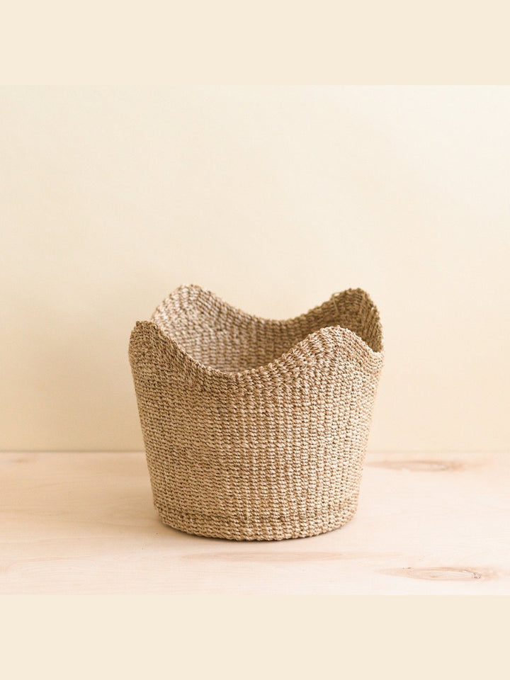 Home DecorNatural Scallop Basket - Planter BasketLIKHÂ