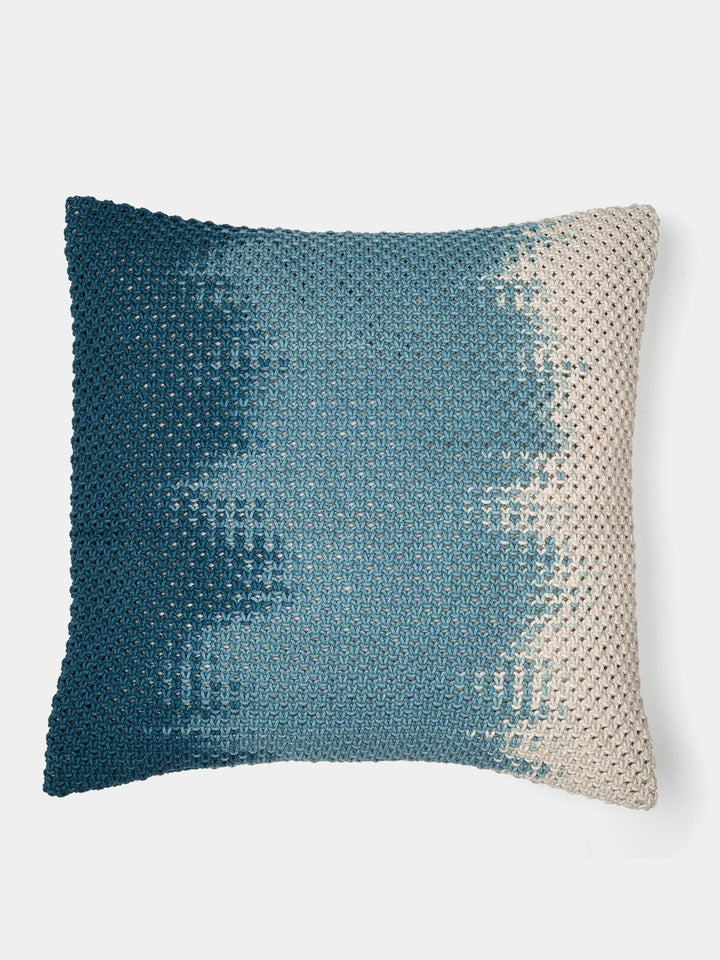 Bed and LivingOmbre Hand-Knotted Cushion CoverOne 'O' Eight Knots