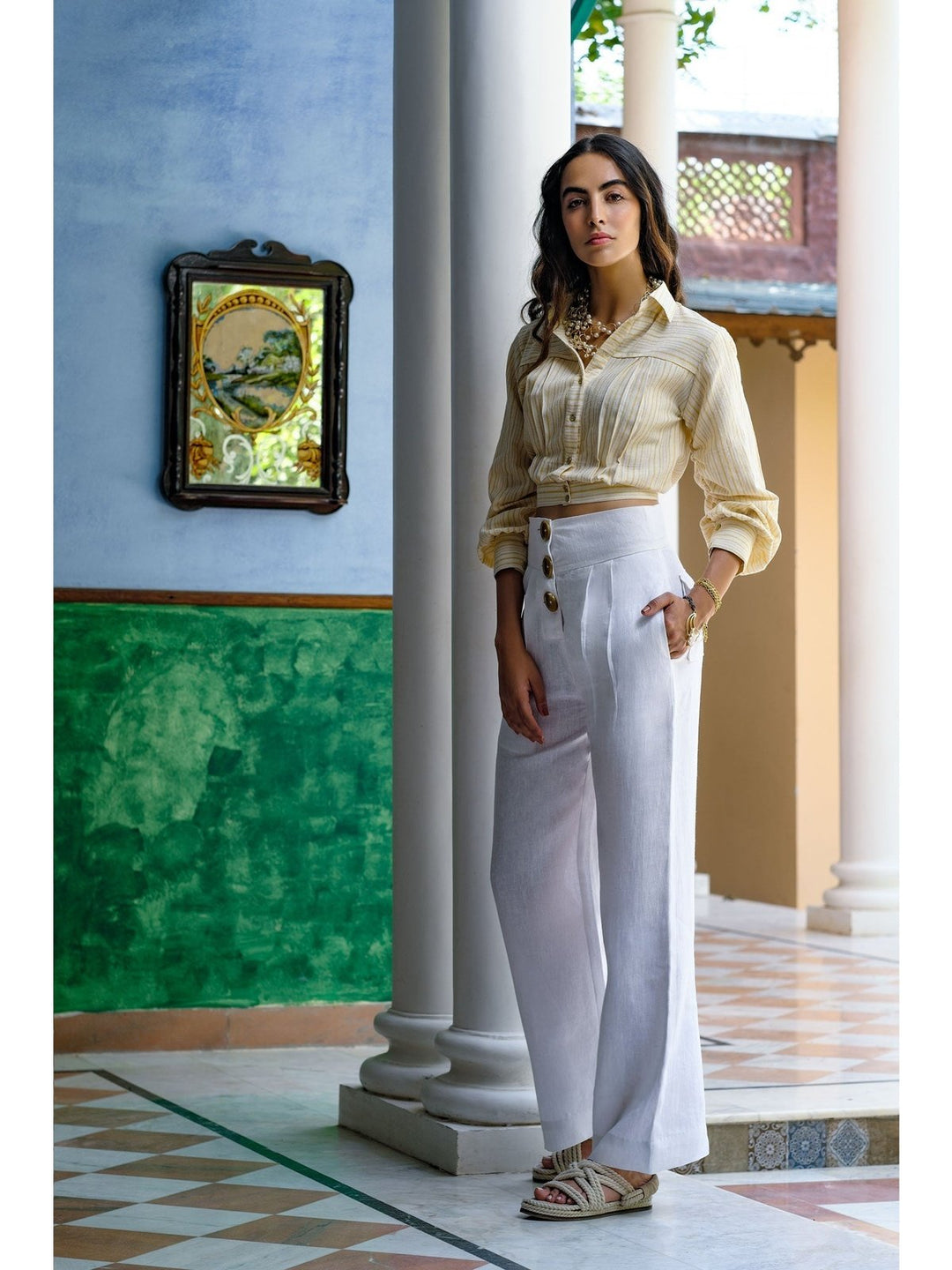 Pants and ShortsPalma Linen PantsHeadstrong by Hema Sharma