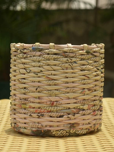 Home DecorPaper Weaved Planter NaturalPaperwings