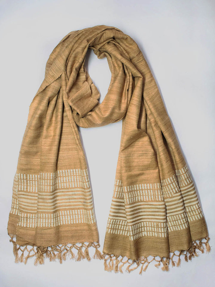Scarves and WrapsPeace Silk Scarf BrownArras