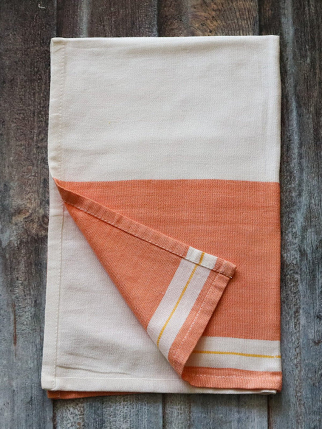 Table and DiningPeach Collection Kitchen Towel Set of 2Kara Weaves