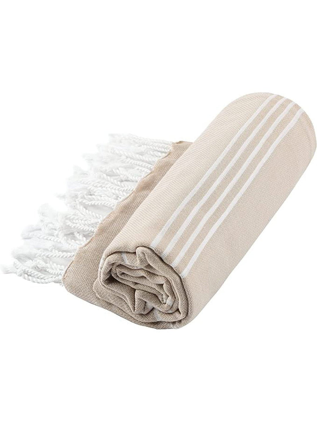 Bath LinenPure Series Sustainable Turkish Towel BeigeHilana Upcycled Cotton