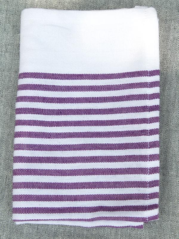 Bath LinenQuarter Stripe Face TowelKara Weaves