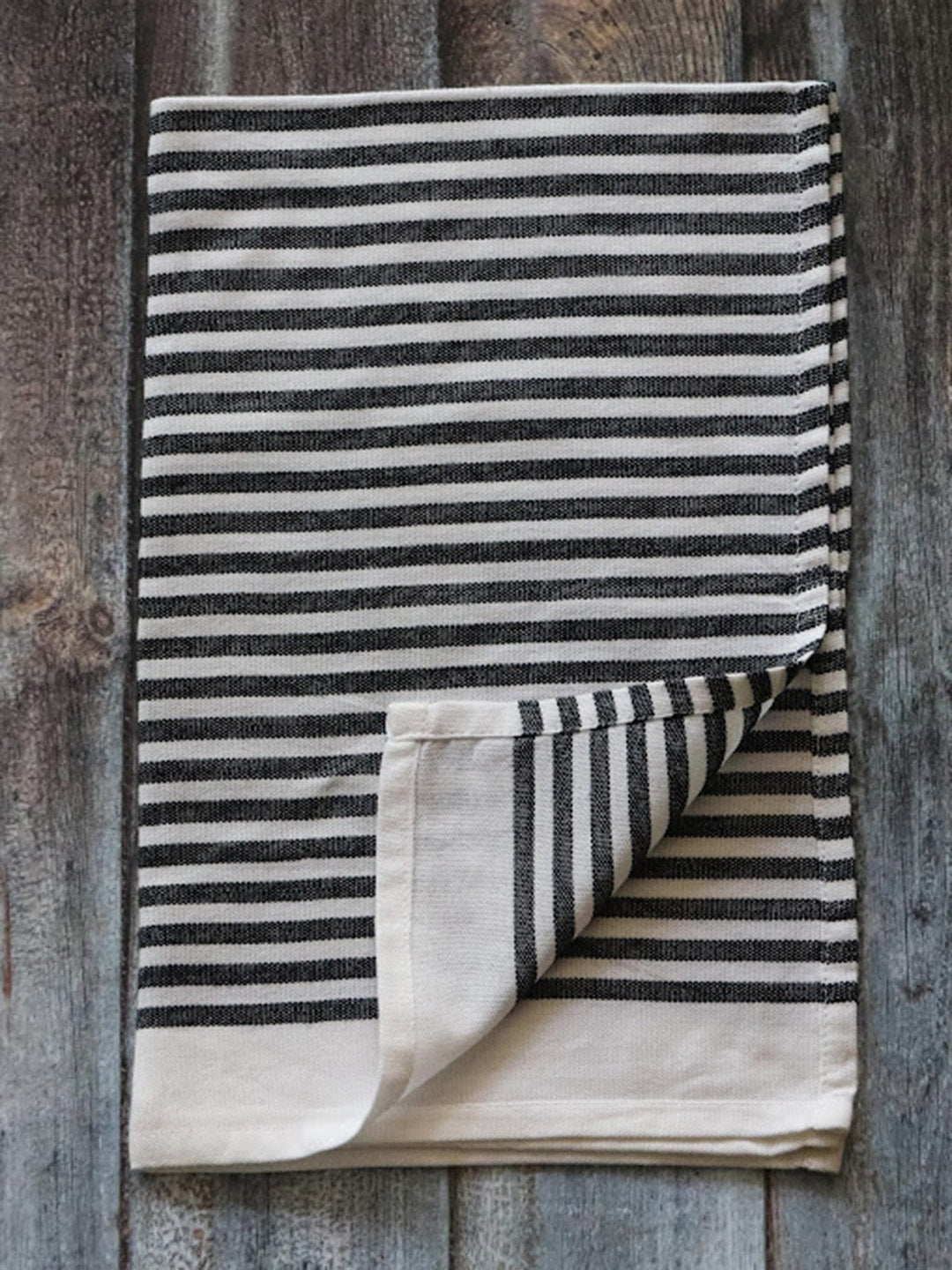 Table and DiningQuarter Stripe Kitchen Towel Set of 2Kara Weaves