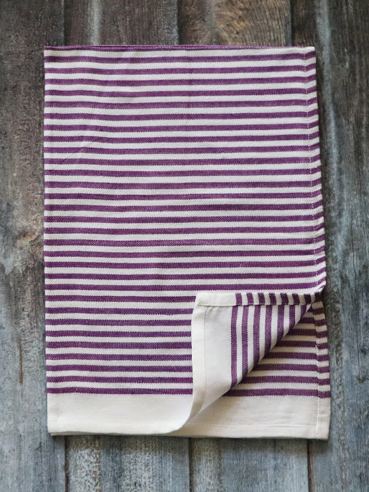 Table and DiningQuarter Stripe Kitchen Towel Set of 2Kara Weaves