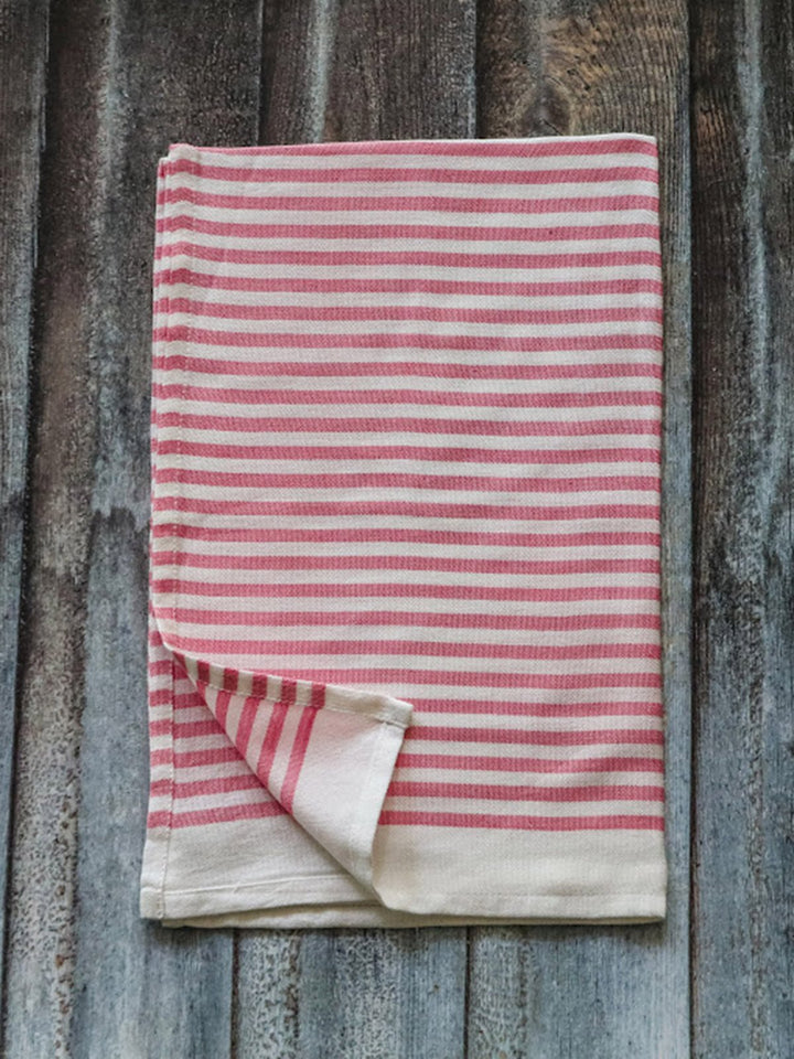 Table and DiningQuarter Stripe Kitchen Towel Set of 2Kara Weaves