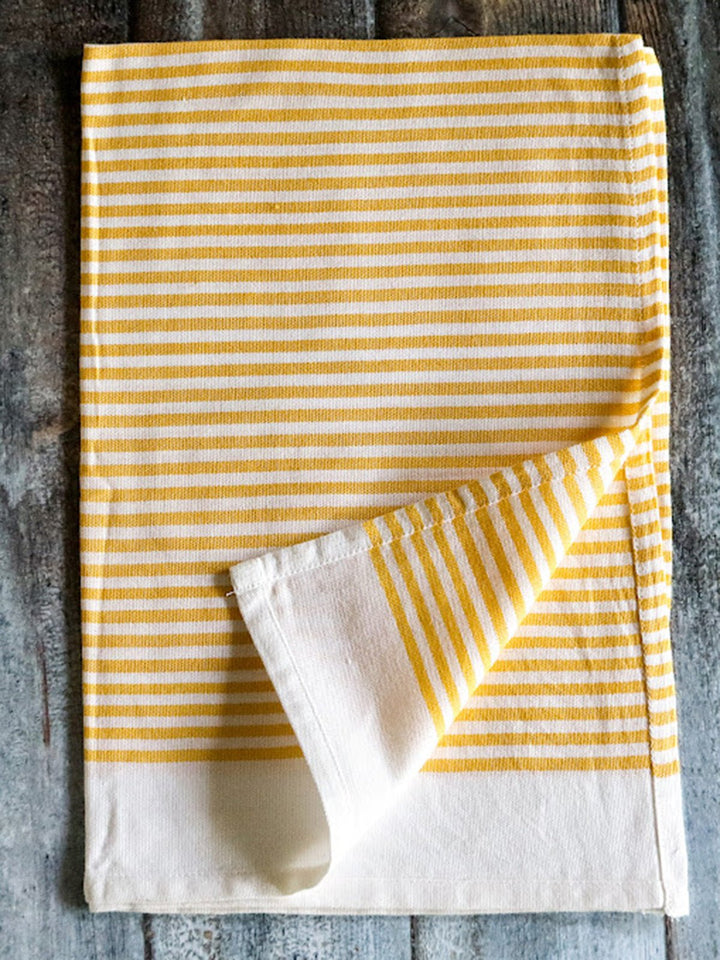 Table and DiningQuarter Stripe Kitchen Towel Set of 2Kara Weaves