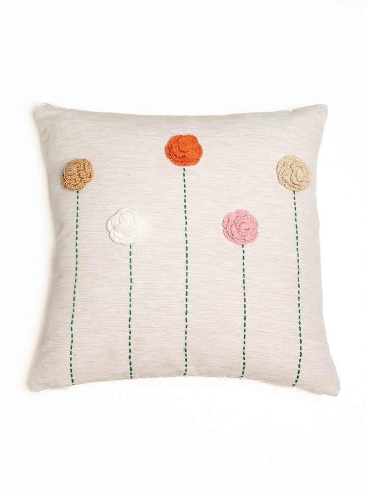 Bed and LivingRoses Cushion CoverNandni Studio