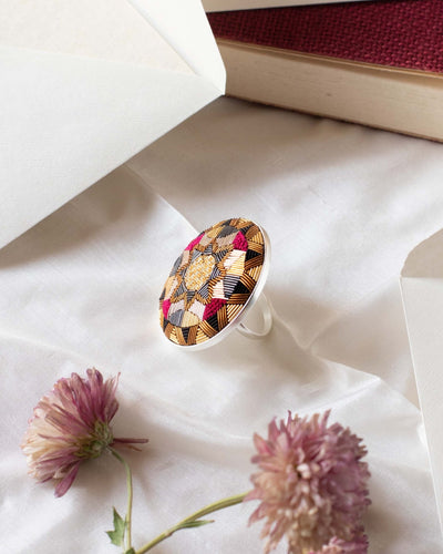 JewelrySaarang, Manzat Ring, MulticolorSolayi