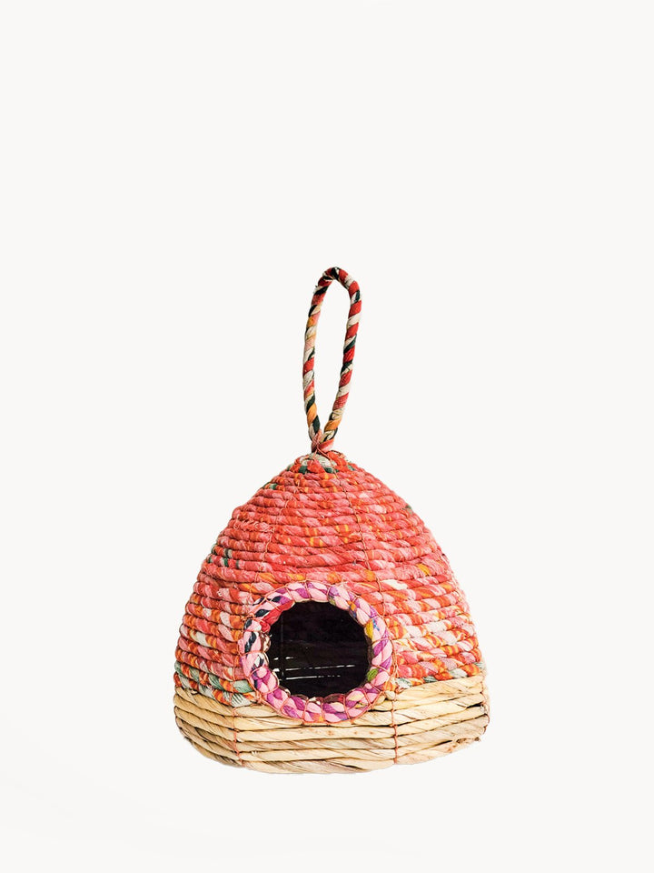 Home DecorSeagrass & Sari Birdhouse - GardenKorissa