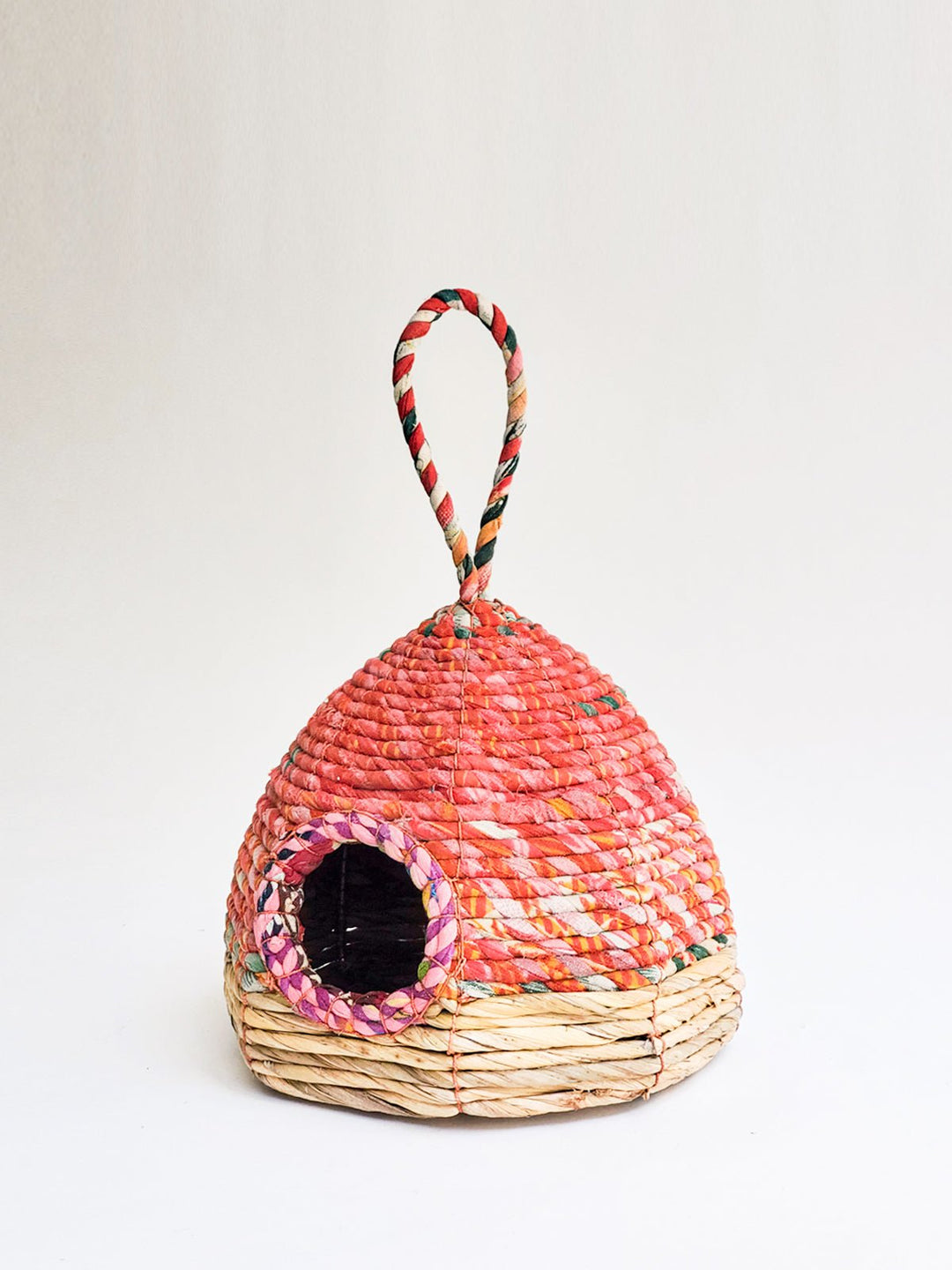 Home DecorSeagrass & Sari Birdhouse - GardenKorissa