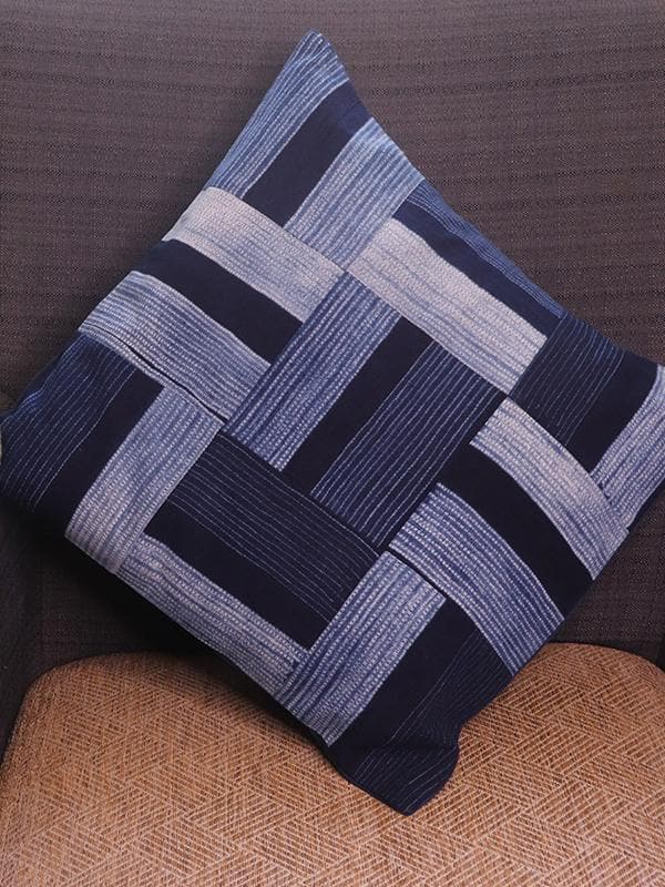 Bed and LivingShibori Cushion Cover IndigoMura Collective