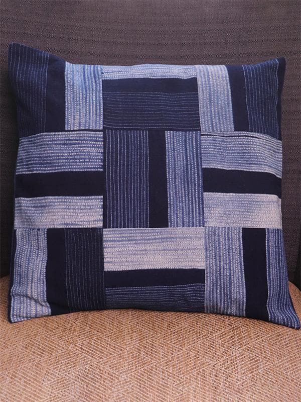 Bed and LivingShibori Cushion Cover IndigoMura Collective