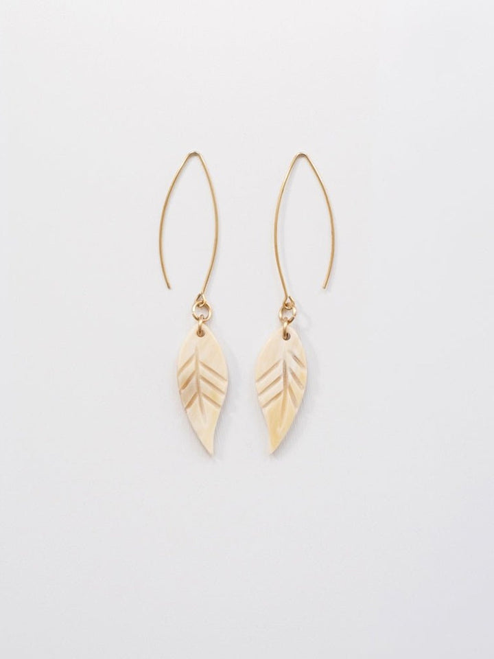 JewelrySmall Dangling Leaf EarringsMaadili Collective