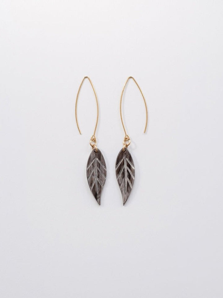 JewelrySmall Dangling Leaf EarringsMaadili Collective