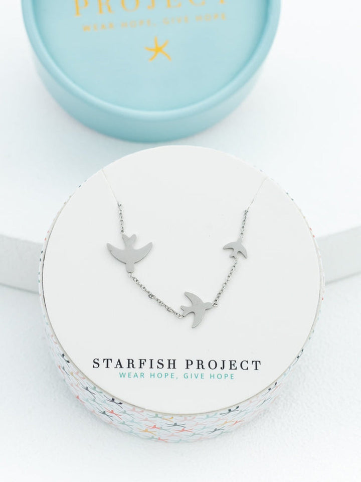 JewelrySparrow Silver NecklaceStarfish Project