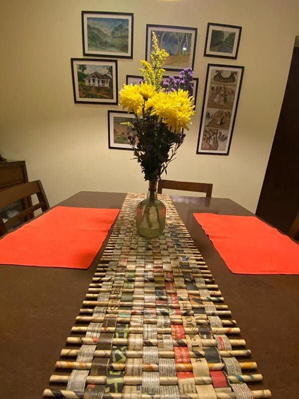 Table and DiningTable Runner NaturalPaperwings