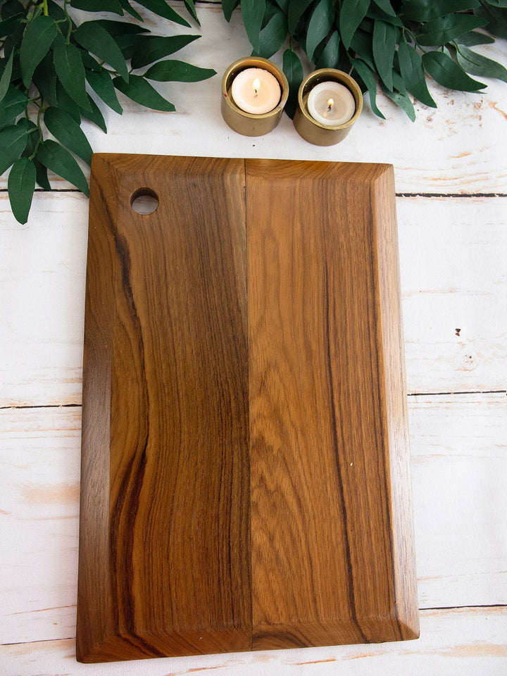 Table and DiningTeakwood Platter Cum Chopping Board BrownDeco Talk