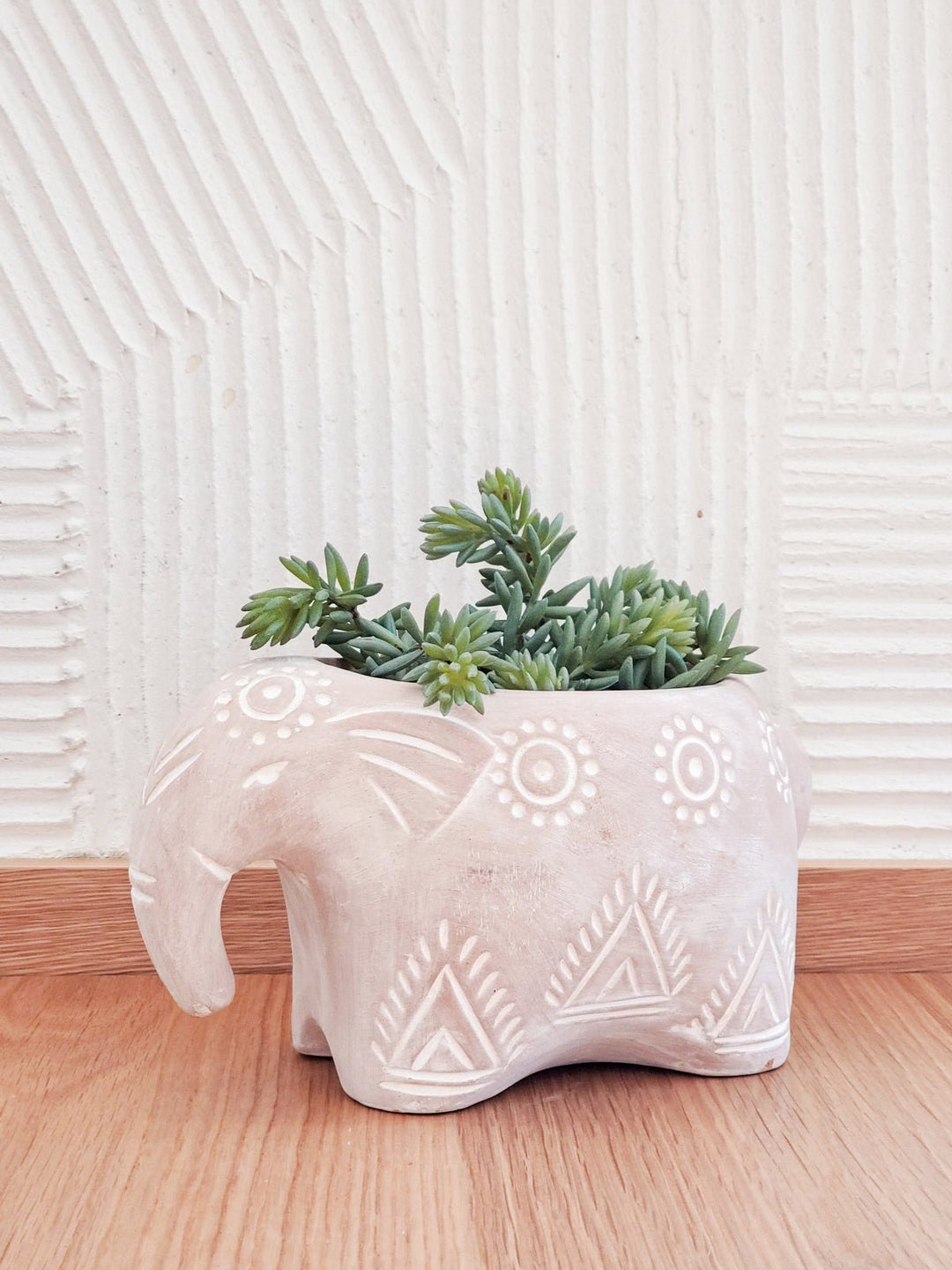 Home DecorTerracotta Pot - Folk ElephantKorissa