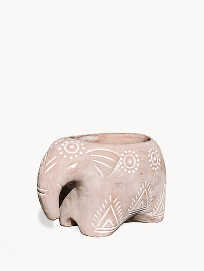 Home DecorTerracotta Pot - Folk ElephantKorissa