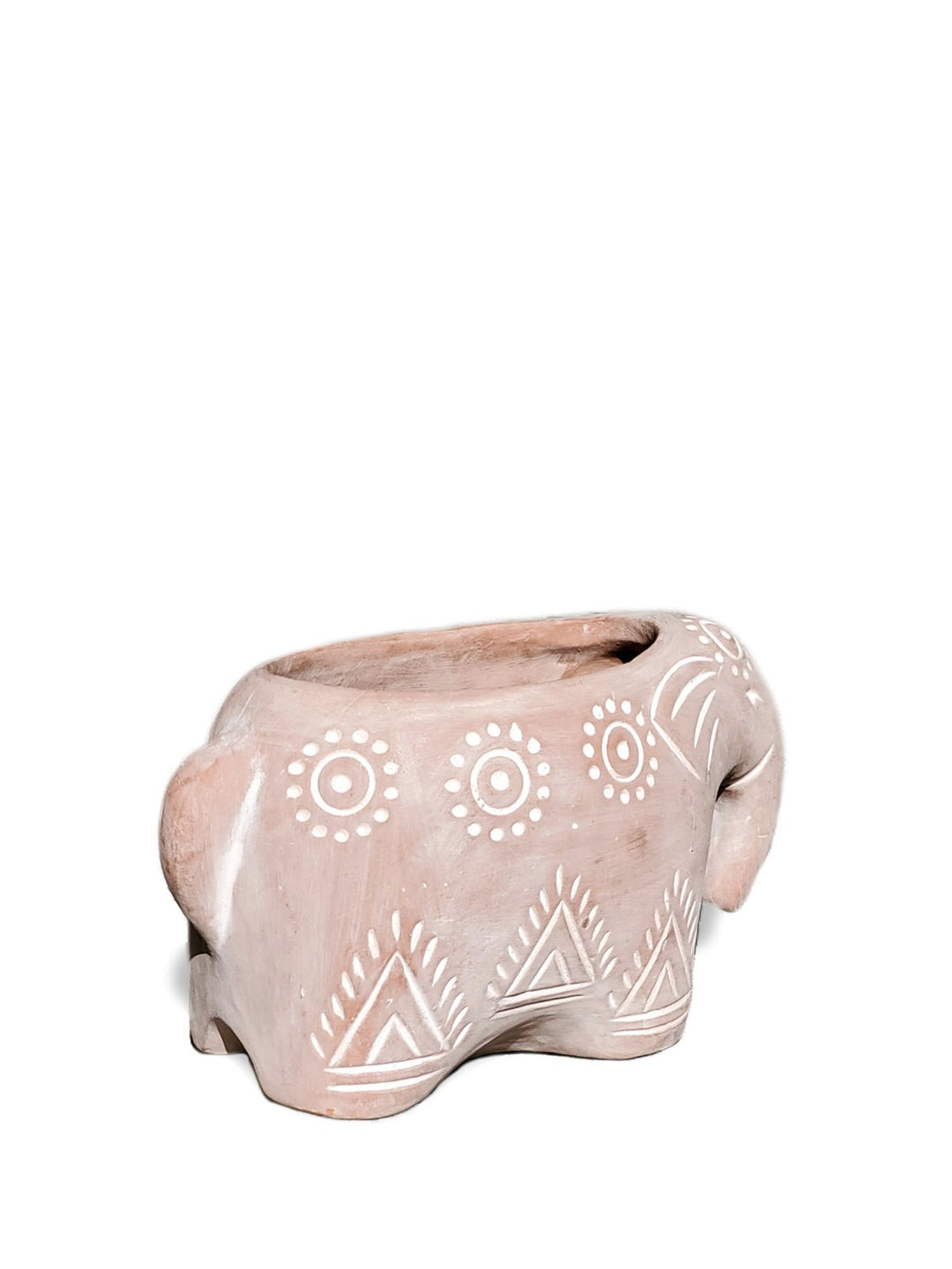 Home DecorTerracotta Pot - Folk ElephantKorissa