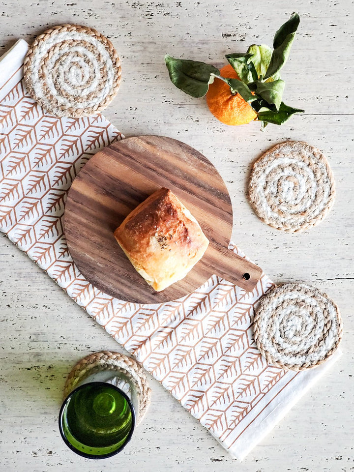 Table and DiningWooden Round Serving Board Gift SetKorissa