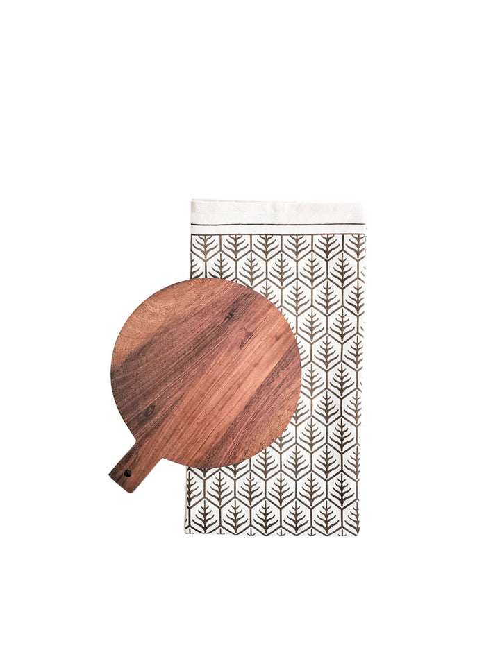 Table and DiningWooden Round Serving Board Gift SetKorissa