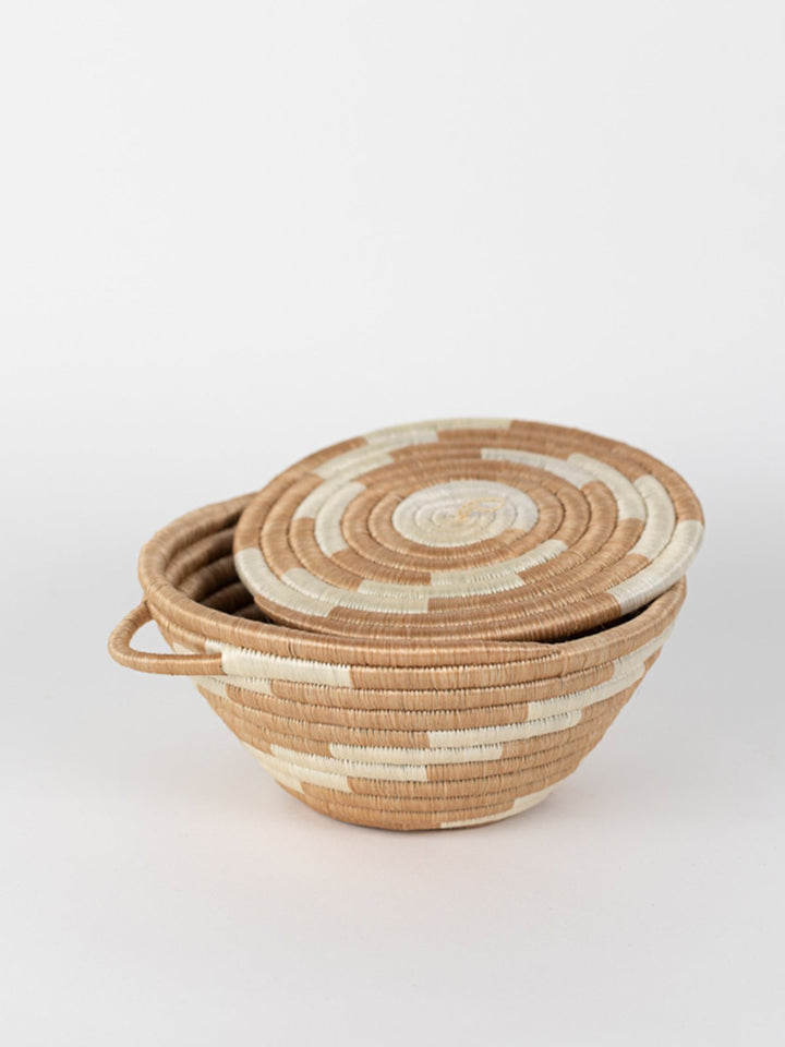 Home DecorWoven Pot with LidAzizi Life